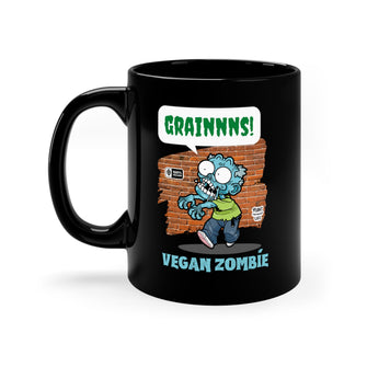 Graphix Fuse "Vegan Zombie" 11oz Black Mug