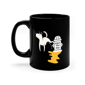 Graphix Fuse "Own The Day" 11oz Black Ceramic Mug