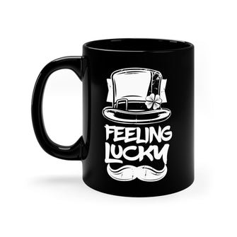Graphix Fuse "Feeling Lucky" 11oz Black Mug