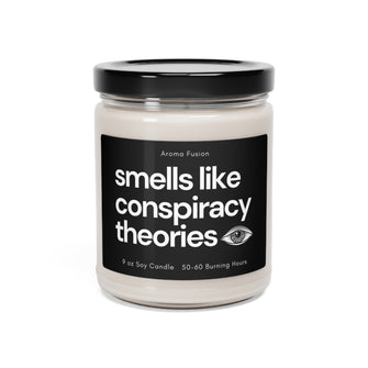 Graphix Fuse "Smells Like Conspiracy Theories" Scented Soy Candle, 9oz