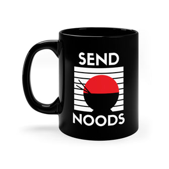 Graphix Fuse "Send Noods" 11oz Black Mug