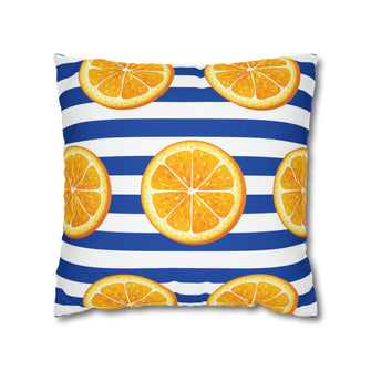 Graphix Fuse "Orange Slices" Polyester Square Pillowcase