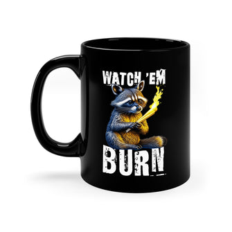 Graphix Fuse "Watch 'Em Burn" 11oz Black Ceramic Mug