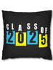 Class of 2025 High School College Grad Polyester Square Pillow Case