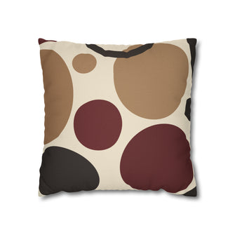 Geometric Shapes Polyester Square Pillow Case