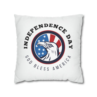 Graphix Fuse "Independence Day God Bless America" Polyester Square Pillowcase