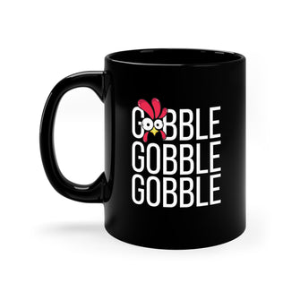 Graphix Fuse "Gobble Gobble Gobble" 11oz Black Mug