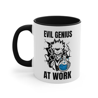 Evil Genius At Work Accent Coffee Mug, 11oz