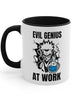 Evil Genius At Work Accent Coffee Mug, 11oz