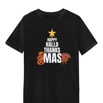 Graphix Fue "Happy HalloThanksMas" Unisex Tee