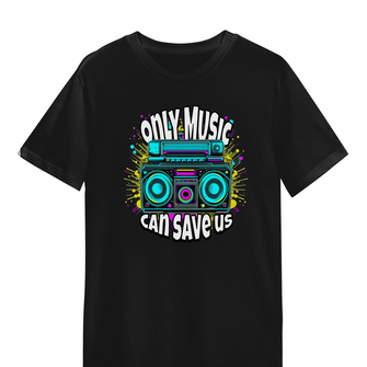 Graphix Fuse "Only Music Can Save Us" Unisex Tee