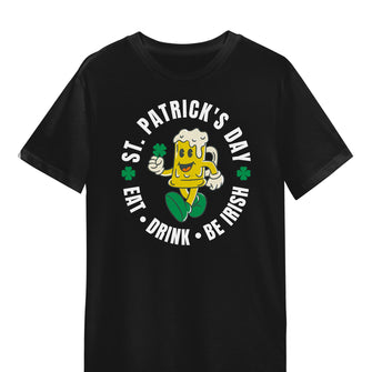 Graphix Fuse "Eat. Drink. Be Irish" St. Patrick's Day Short Sleeve Tee