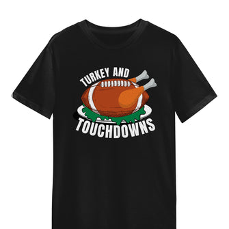 Graphix Fuse "Turkey And Touchdowns" Unisex Tee