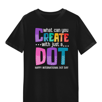 Graphix Fuse "What Can You Create With Just A Dot" Unisex Tee