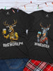 Brewdolph and Winedeer Matching Couple Tees