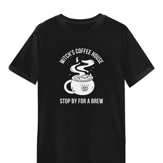Graphix Fuse "Witch's Coffee House Stop By For A Brew" Unisex Tee