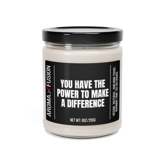 Graphix Fuse "You Have The Power To Make A Difference" Scented Soy Candle, 9oz