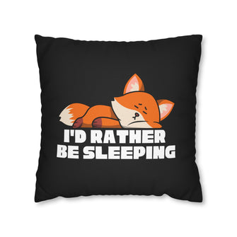 Graphix Fuse "I'd Rather Be Sleeping" Polyester Square Pillowcase