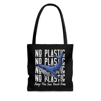 Graphix Fuse "Keep The Sea Trash Free" Whale Tote Bag