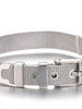 Stainless Steel Slider Bracelet -Silver