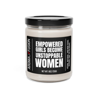 Graphix Fuse "Empowered Girls Become Unstoppable Women" 9oz Scented Soy Candle